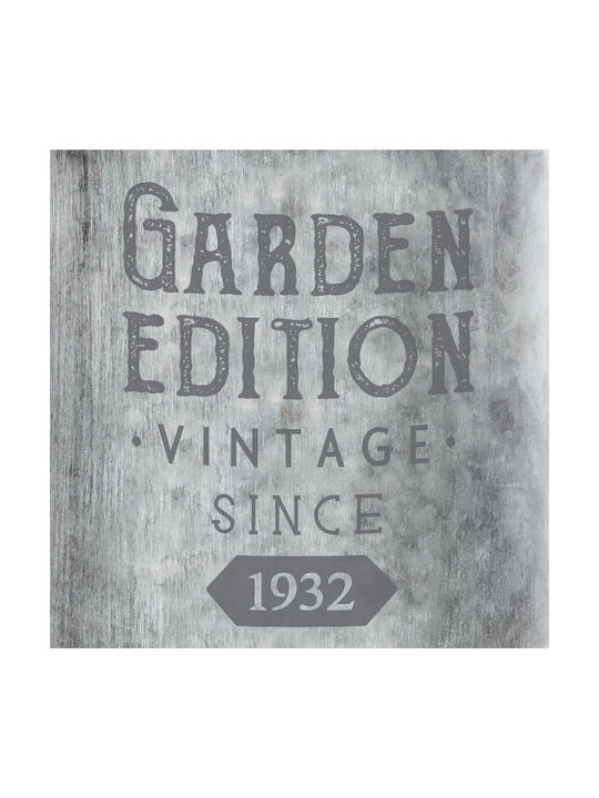 Atmosphera Garden Edition Kunststoff Blumentopf A-s Zink 21x21x37cm