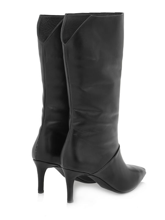 Leather Women's Boots Black
