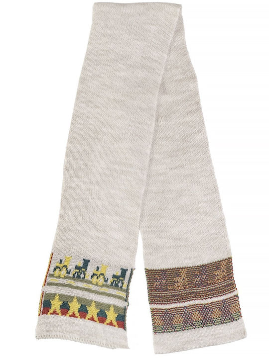 Kinder Mütze Set mit Handschuhe Gestrickt Mehrfarbig