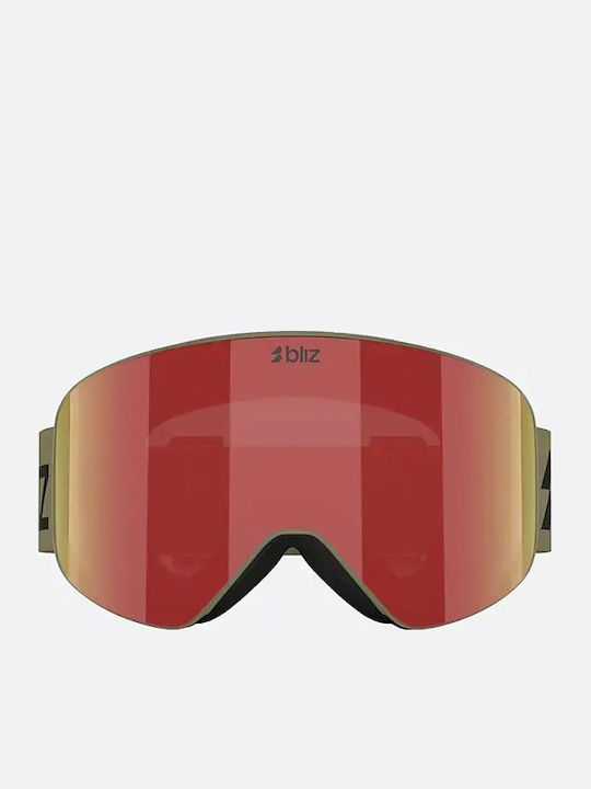 Bliz Masca de schi și snowboard Pentru adulți Verde cu Lentilă în culoarea Verde