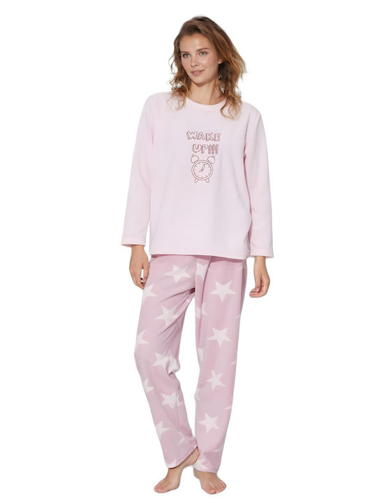 Sexen Pijama pentru copii De iarnă Fleece Roz