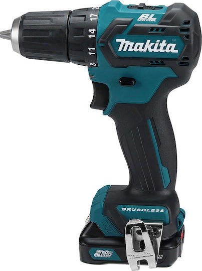 Makita DF332DSME Percussive Drill Driver Battery Brushless 10.8V 2x4Ah