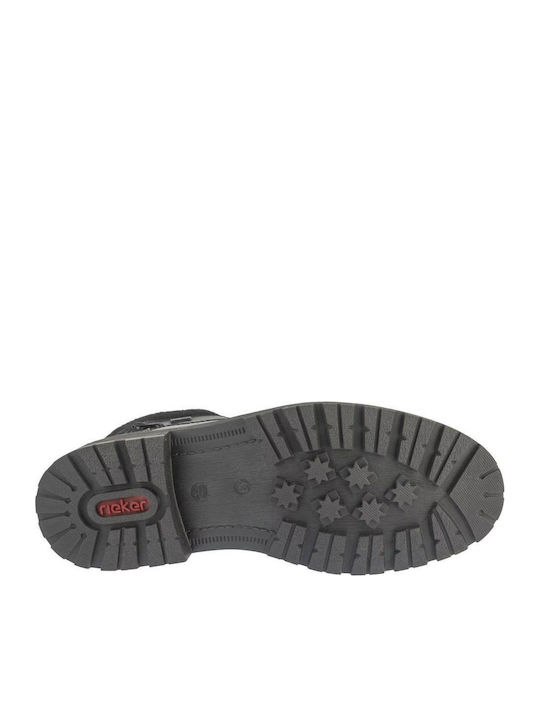 Piele Negru Ghete barbati