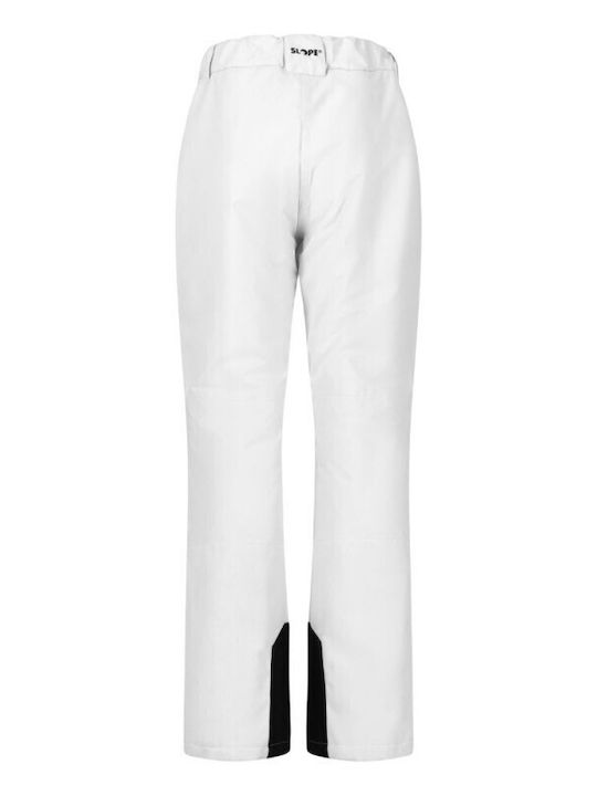 Slope Killy SL243286-1002 Γυναικείο Παντελόνι Σκι & Snowboard Λευκό