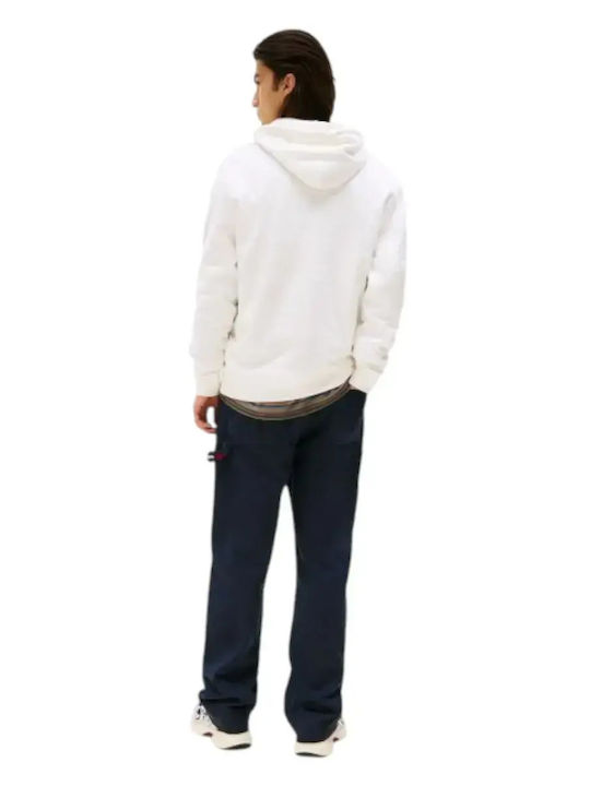 Sweatshirt with Hood Ecru