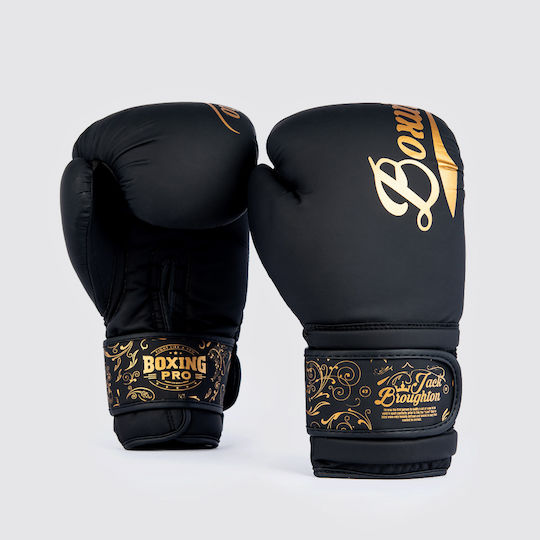 Boxing Pro Γάντια Πυγμαχίας για Αγώνα Μαύρα