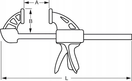 One-handed Quick Clamp Qcb 150mm