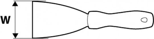 Topex Σπάτουλα Inox 40mm 18B604