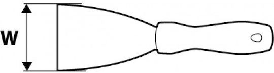 Topex Spatula Inox 75mm 18B607