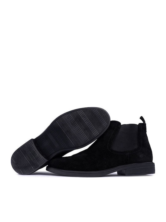 Piele Negru Ghete barbati