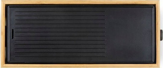 Domo Teppanyaki Grilling Plate with Adjustable Thermostat 1800W 42x28cm.