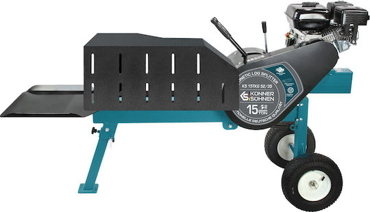 Könner & Söhnen 51500026 Хоризонтален Бензинов Дървен Разкъсвач 4780W 6.5hp с Раздел "Сила На Разкъсване" 15T