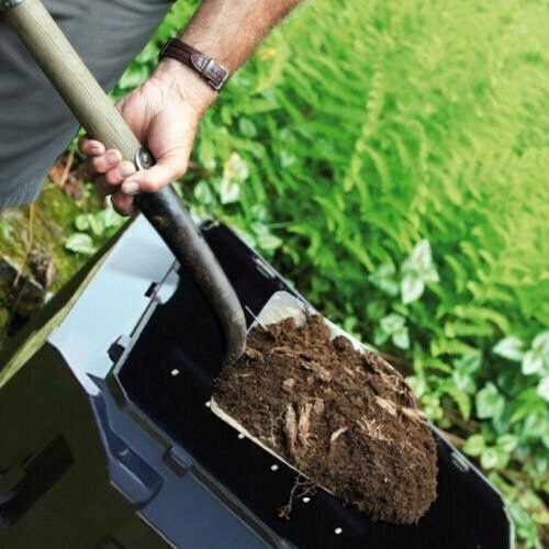 Compost Bin E-composter Base 470l Black