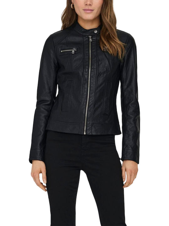 Bandit Γυναικείο Biker Jacket Μαύρο