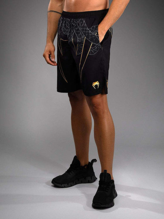 Σορτσάκια Προπόνησης Venum Serpenti Training Shorts Black Silver Gold
