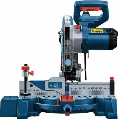 Bosch Miter Saw Electric with Power 1750W, Laser Guide, Cutting Disc Diameter 130mm & Cutting Speed 5000rpm