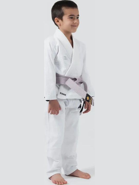 Kingz Kore Παιδική Στολή Jiu Jitsu Λευκή