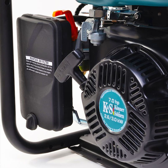 Könner & Söhnen 10000E ATS Generator Benzină (în patru timpi) Patru timpi cu Autostart și Putere Maximă 10kVA
