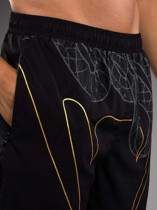 Σορτσάκια Προπόνησης Venum Serpenti Training Shorts Black Silver Gold