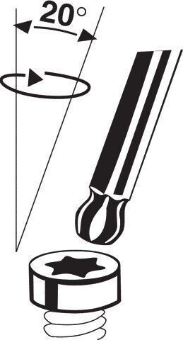 Teng Tools Σετ 9 Κλειδιά Torx σε Σχήμα L