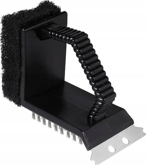 Lamart BBQ Cleaning Brush with Scraper and Sponge