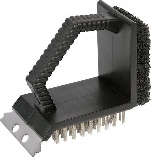 Lamart BBQ Cleaning Brush with Scraper and Sponge