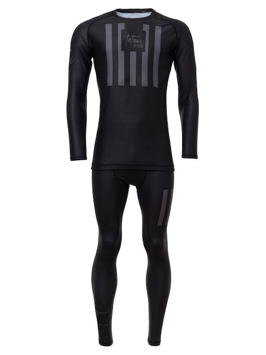Tatami Fightwear Lung Bărbați Legginguri Arte Marțiale Negru