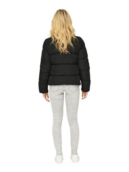 Kurz Damen Puffer Jacke Schwarz