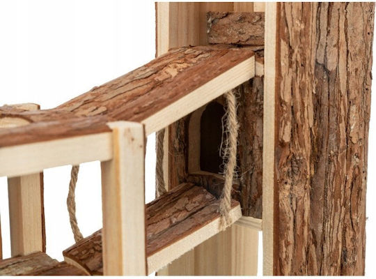 Tjorven Playground Rodents Natural Wood 32 x 19 x 29 cm