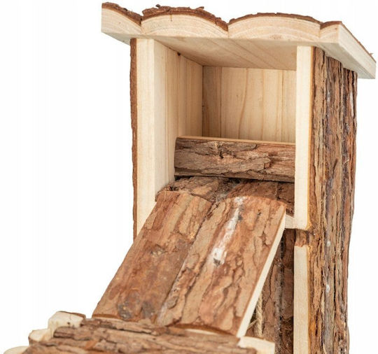 Tjorven Playground Rodents Natural Wood 32 x 19 x 29 cm