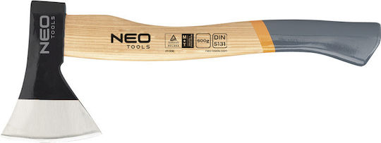 Neo Tools 27-010 Τσεκούρι Τεμαχισμού Μήκους 17.5cm και Βάρους 1kg με Ξύλινη Λαβή