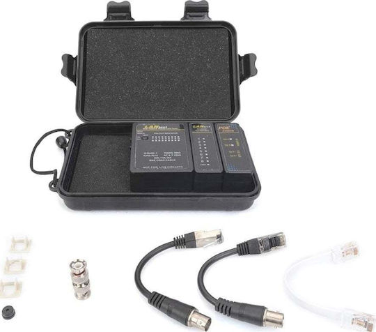 Equip 129968 Tester Καλωδίων Δικτύου RJ45 / RJ11 / RJ12 / BNC