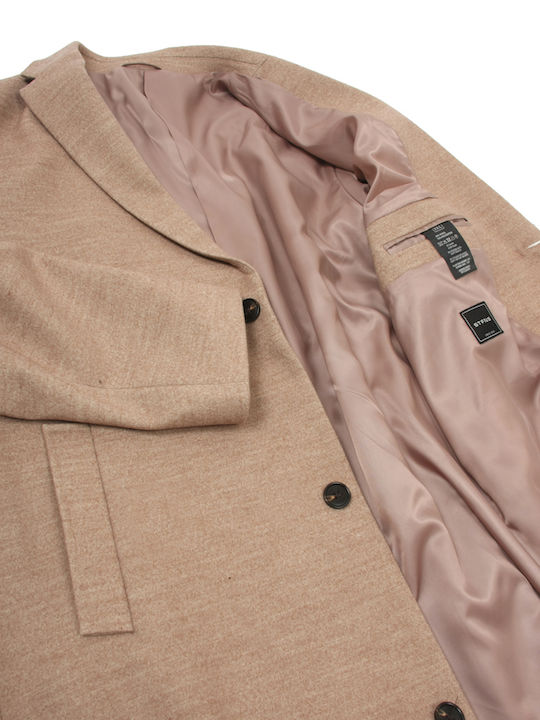 Herren Mantel Tabac Brown