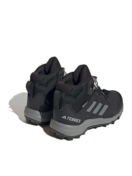 Kids Hiking Boots Terrex Mid Gore Tex Waterproof Black