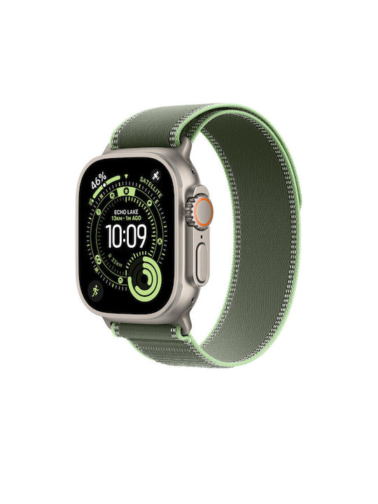 Apple Trail Loop 49mm M/L Curea Green/Neon Natural Finisaj Titan (Apple Watch 44/45/46mm/Ultra 49mm) Apple Trail Loop 49mm M/L Curea Green/Neon Natural Finisaj Titan (Apple Watch 44/45/46mm/Ultra 49mm)
