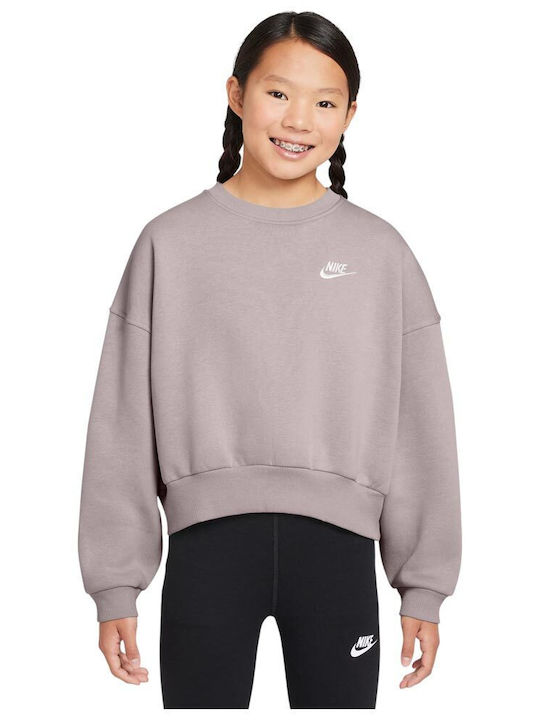 Fleece Παιδικό Φούτερ Platinum Violet NSW