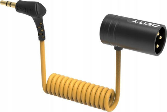 Deity Cable XLR male - 3.5mm male Κίτρινο 0.3m (DY-V-LINK)