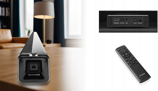 Hyundai Soundbar 2.1 Bluetooth και HDMI 50W με Τηλεχειριστήριο Μαύρο SB940B