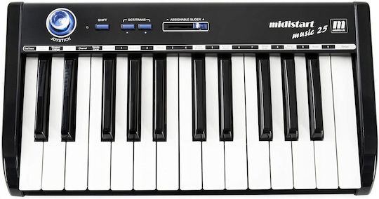 Miditech Midi Keyboard Midistart Music-25 με 25 Πλήκτρα Μαύρο