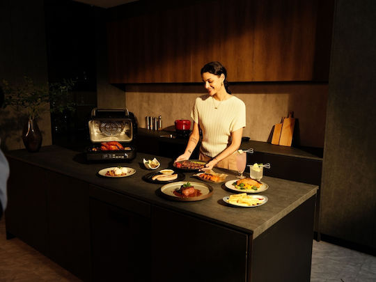 Mova Ηλεκτρικό Grill 1750W Μαύρο