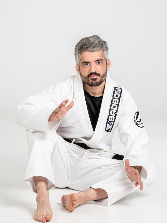 Bad Boy Ανδρική Στολή Brazilian Jiu Jitsu Λευκή