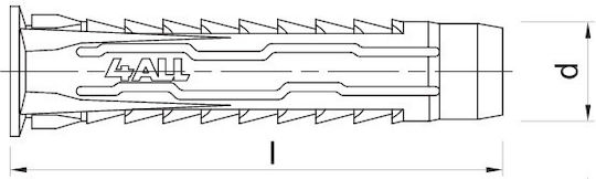 Rawlplug Βίδα 10τμχ