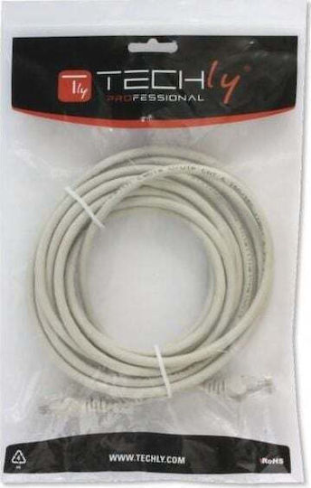 Techly U/UTP Cat.5e Ethernet Network Cable 1.5m Gray