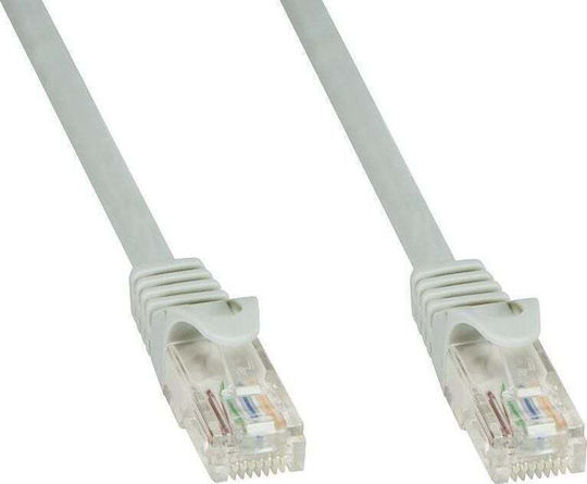 Techly U/UTP Cat.5e (Gigabit) Καλώδιο Δικτύου Ethernet 0.5m Γκρι
