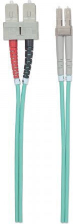 IC Intracom Optisches Faserkabel LC-SC 5m Türkis