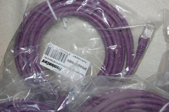 PremiumCord S/FTP Cat.6a (Gigabit) Καλώδιο Δικτύου Ethernet 5m Μωβ