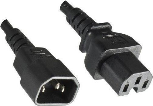 EFB IEC C14 - IEC C13 Cable 2m Μαύρο EK585.2