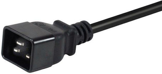 Захранващ Кабел Equip C20 >c19 M F Черен 1.80м