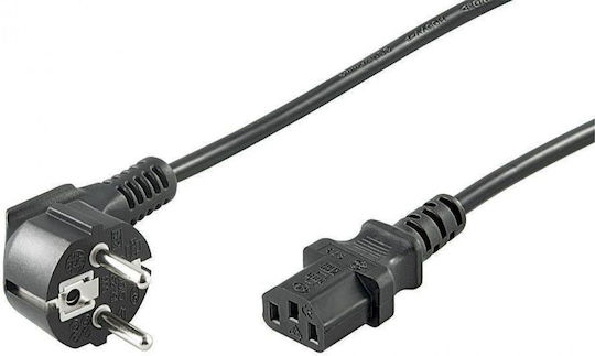 Goobay Schuko - IEC C13 Cable 2m Μαύρο 50077