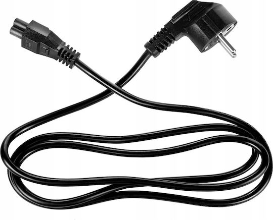 Maclean Cloverleaf Power Cable 3 Pin Eu Plug 1.5m Mctv-857